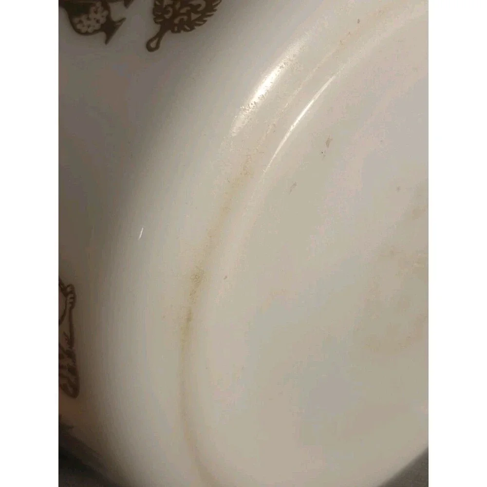 PYREX 472 1.5 PT SMALL CASSEROLE DISH EARLY AMERICAN ROOSTER FARM EAGLE 6
